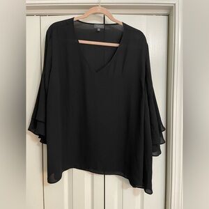 The Limited Black V-Neck Blouse